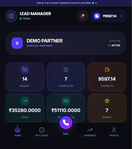 ScrapBoyOnline – Complete Scrap Marketplace & Pickup Booking System (React & Node.js) — screenshot 9