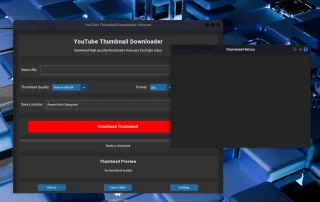 YouTube Thumbnail Downoloader (with GUI)