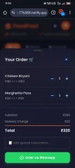 FoodFast WhatsApp Food Ordering System with Admin Panel (PWA)