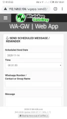 WA-GW | WhatsApp and SMS GateWay (Bulk and Chatbot) with SaaS Support
