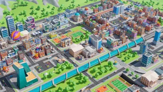 Megacity - Low Poly City 3D Models Pack