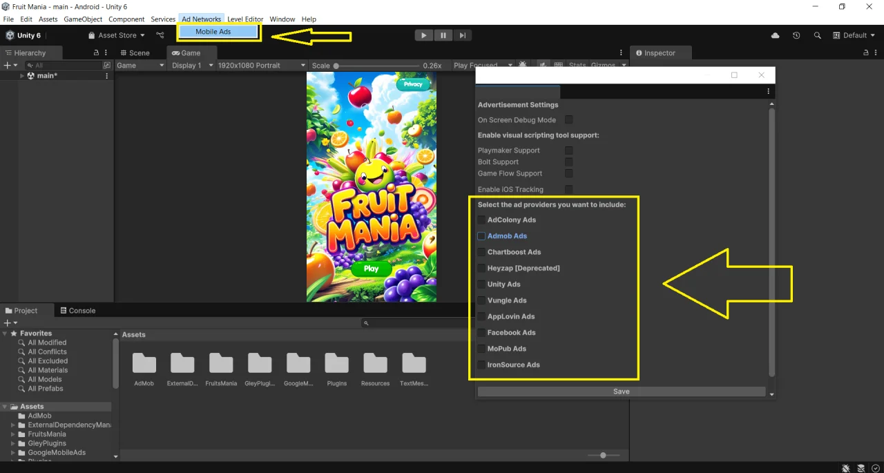 Fruit Mania Unity Match 3 Game — screenshot 2