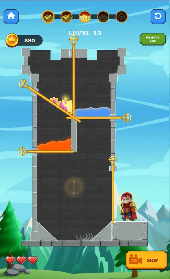 Hero Rescue Adventure Puzzle Game — screenshot 3