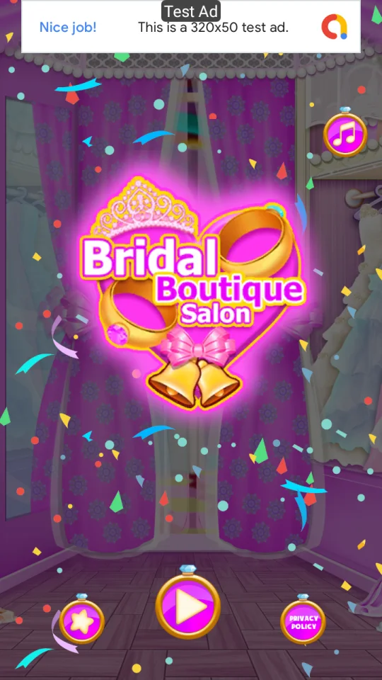 Wedding Game Source Code (AdMob) — screenshot 1
