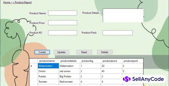 Supermarket Management System Project — screenshot 1