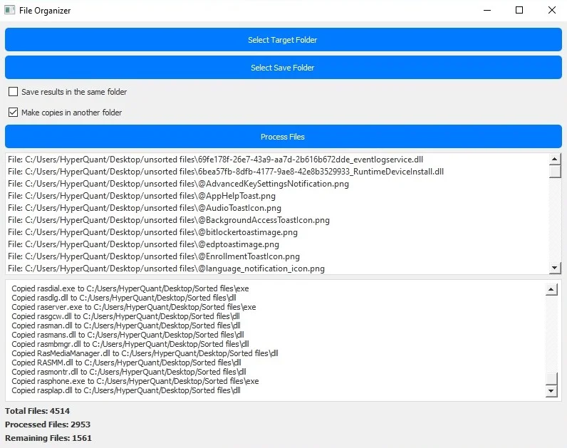 File Organizer & Sorter — screenshot 1