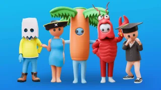 Funny Characters - Animated Low Poly 3D Models