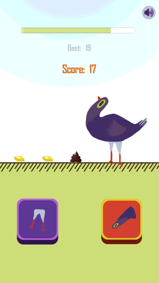 Trash Dove Headbanging Crazy Bird Complete Game — screenshot 5