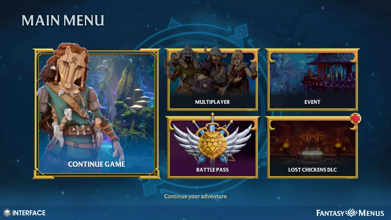 Fantasy Menus - Synty INTERFACE - GUI — screenshot 3