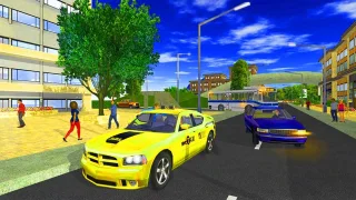 Offroad Taxi Driving: City Taxi Sim