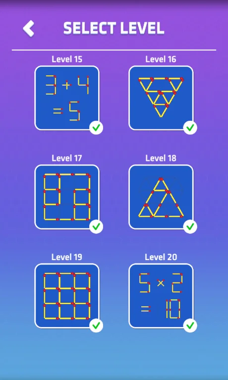 Matchstick Puzzle Unity Source Code — screenshot 5