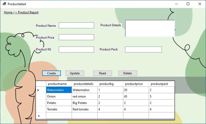 Grocery Shop Management System Project — screenshot 3