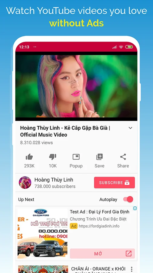 ProTube Android - YouTube App Clone, Download Video, Audio and More — screenshot 3