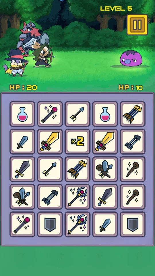 Matching Cards Hero Puzzle Unity Source Game — screenshot 1