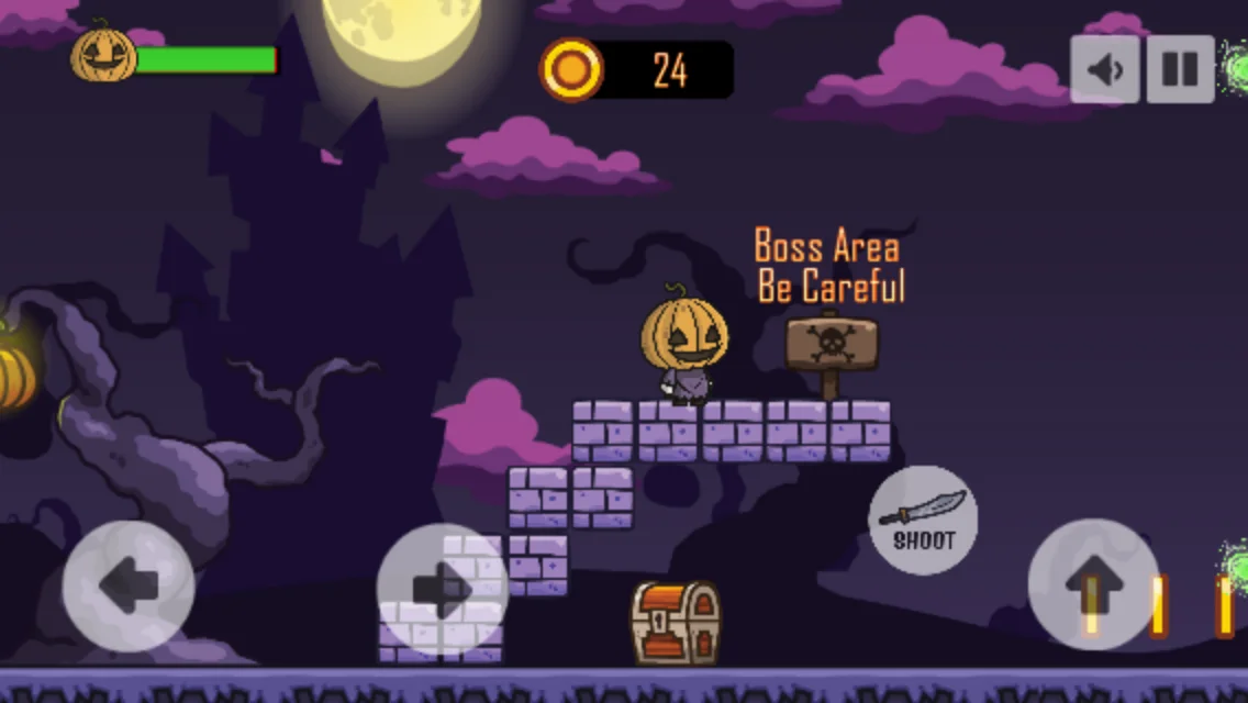 Pumpkin Halloween Adventures - Buildbox Project — screenshot 4