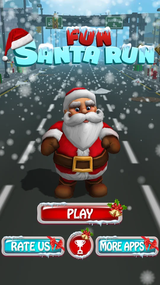 Fun Santa Run-Christmas Runner Adventure — screenshot 4