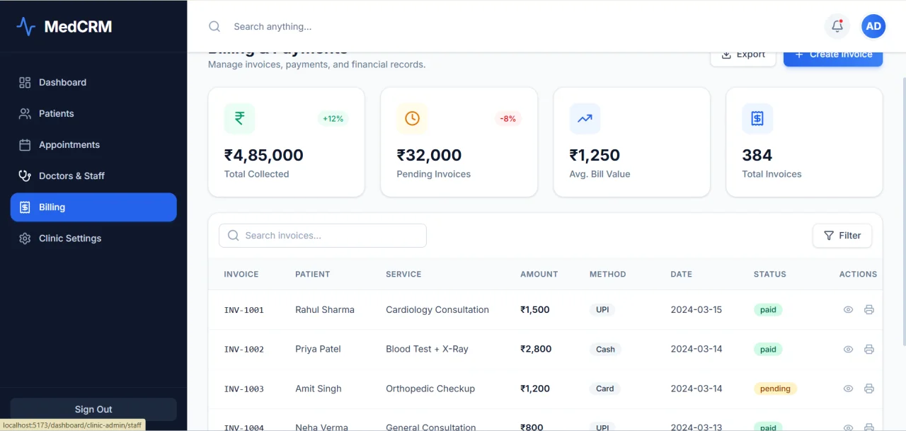MedCRM — screenshot 5