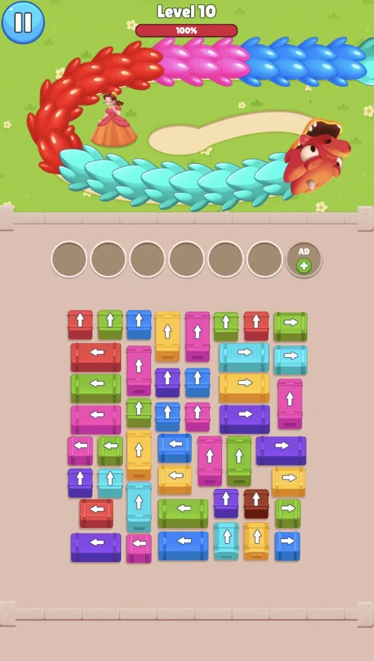 Queen Rescue - Dragon Puzzle — screenshot 1