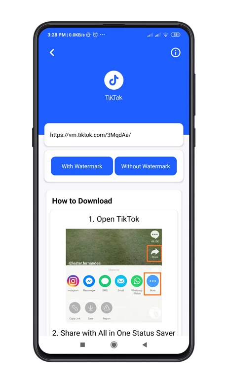 All in One Status Saver - FB, Insta, WA Story Saver & MxTakaTak, Moj, Josh — screenshot 9