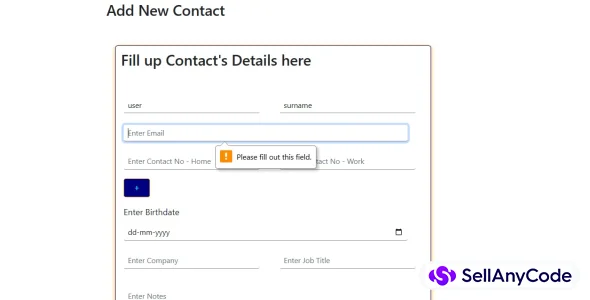 Contact Form JavaScript