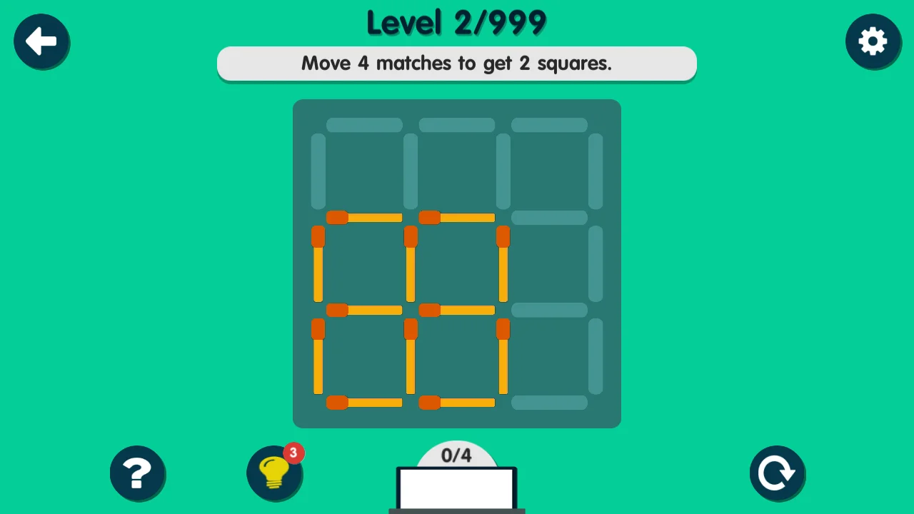 Matchstick Smart 999 Levels — screenshot 2