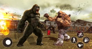 Fighting Gorilla vs Monster