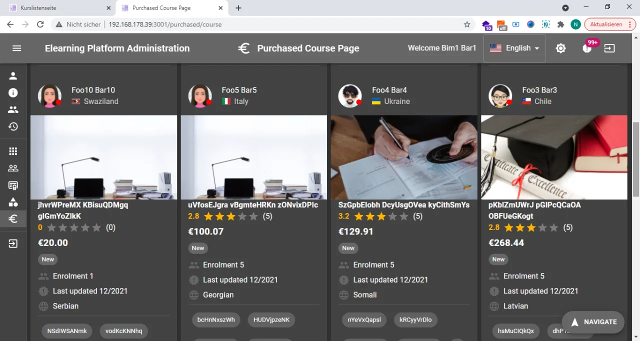 SCS E-Learning — screenshot 2