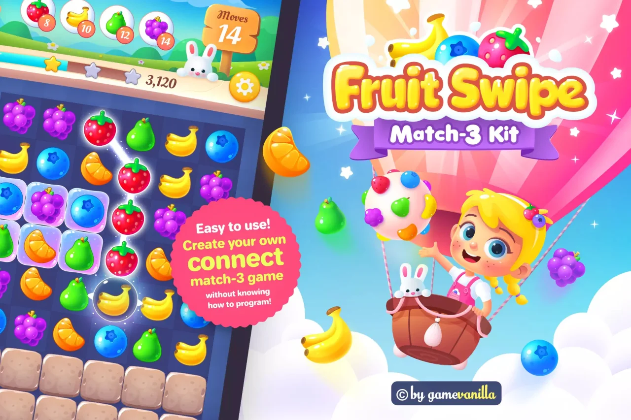 Puzzle Match Kit Bundle + 4 Game Art Packs — screenshot 4