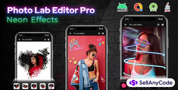 Photo Lab Editor Pro - Neon Effects - Photo Editor