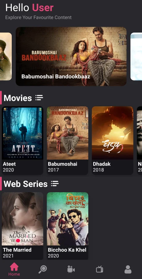 Dooo – Movie & Web Series Portal App — screenshot 1
