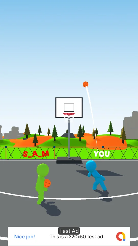 Basket Throw – (Unity – AdMob) — screenshot 3