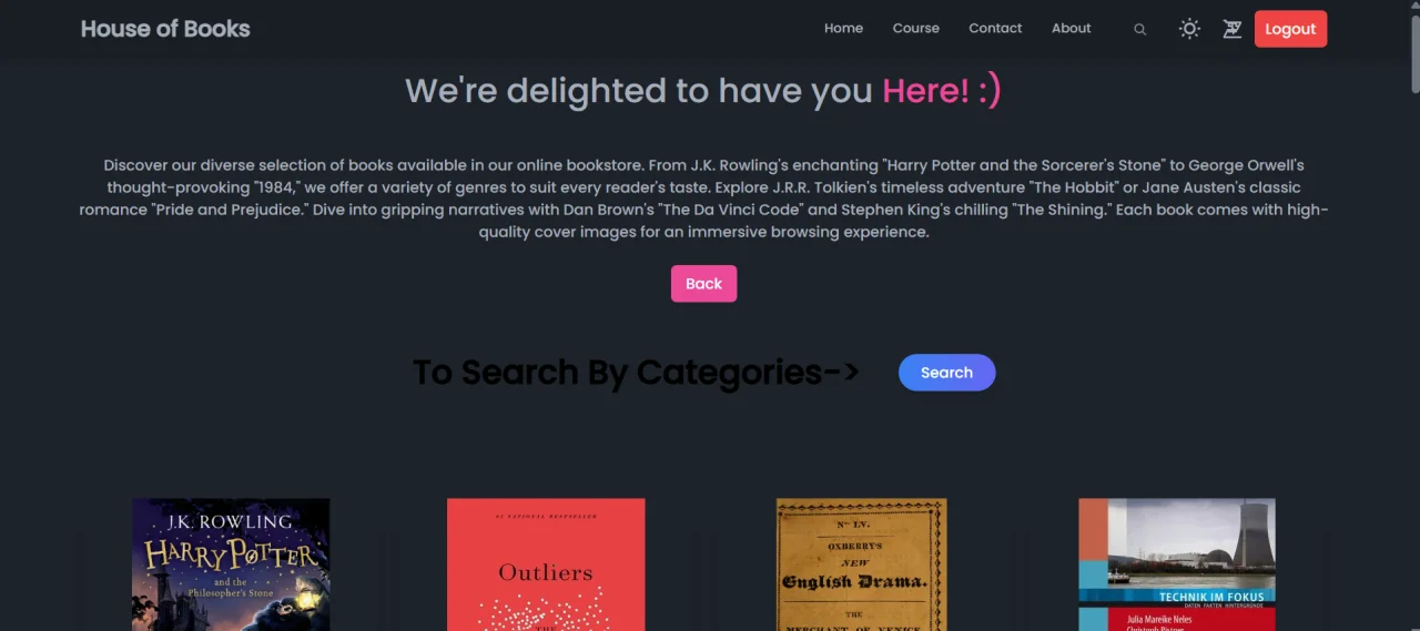 HouseofBooks — screenshot 2