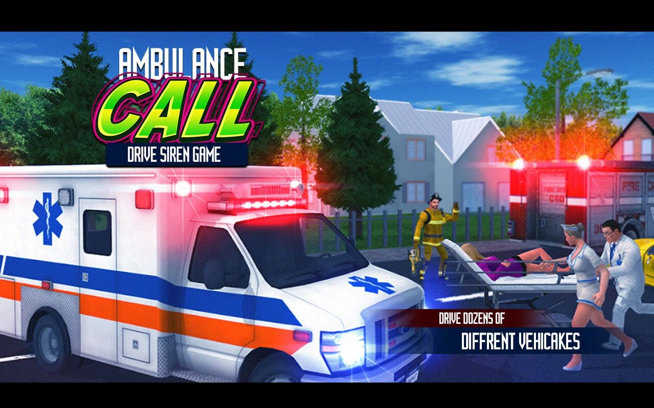 Ambulance Call Drive Siren Game — screenshot 8