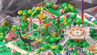 Amusement Park - Low Poly 3D Models Pack