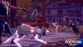 Dog Pack - Synty POLYGON - Dog Animations and Controller