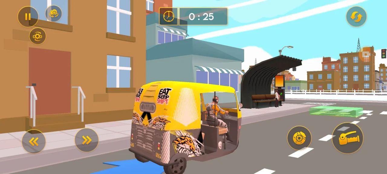Tuk Tuk Rickshaw Taxi 3D — screenshot 6