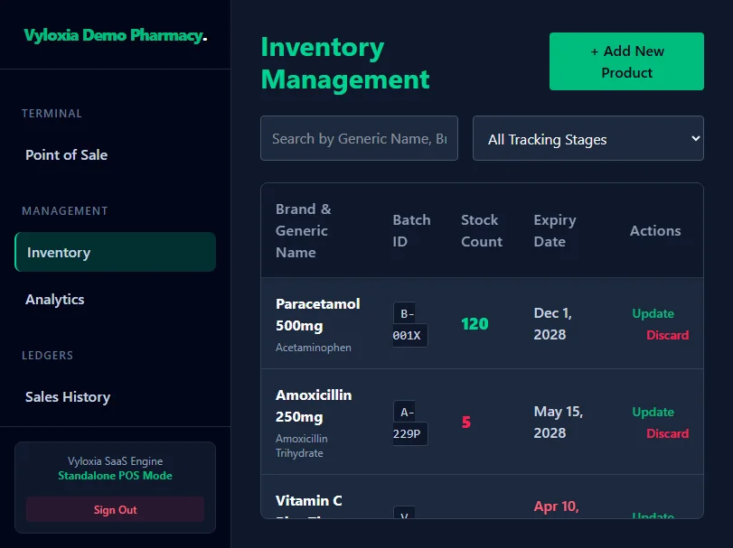 Vyloxia - Global Edition Pharmacy POS | 195 Countries | Desktop Launcher | FX Currency Engine — screenshot 7