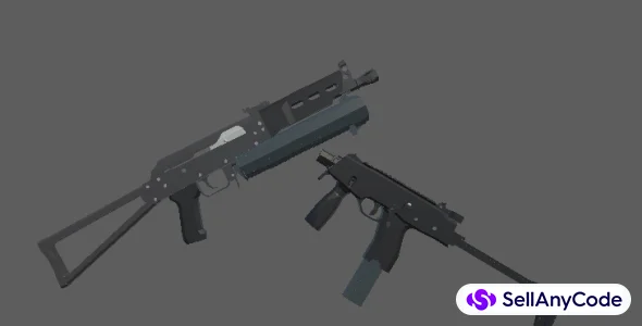Low Poly Animated Weapons Pack for Unity