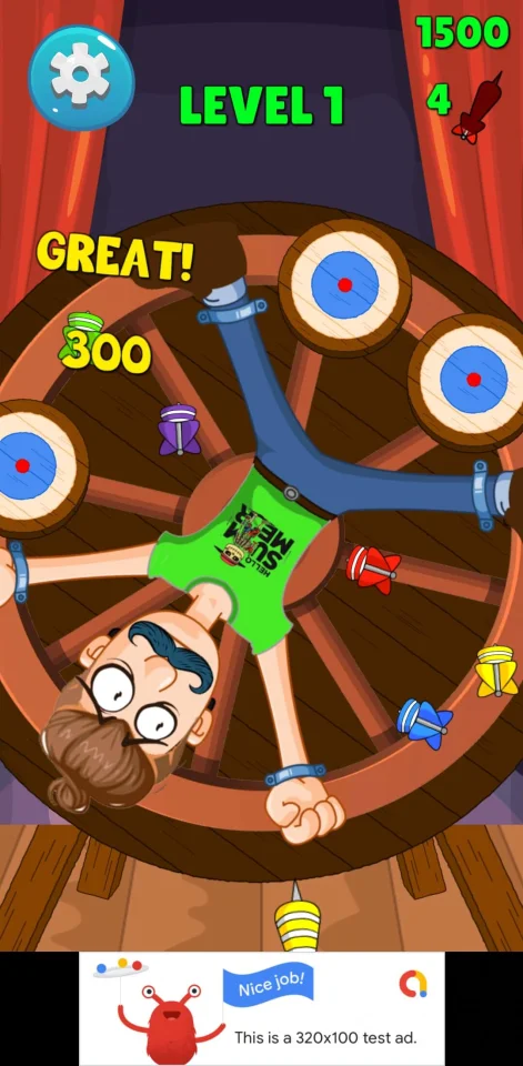 Circus Dart Wheel | Trending Game — screenshot 2