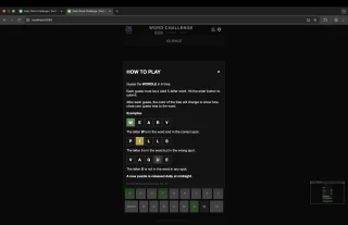 Word QUEST ADVENTURES: Daily Word Challenge - HTML5 Word Guessing Game