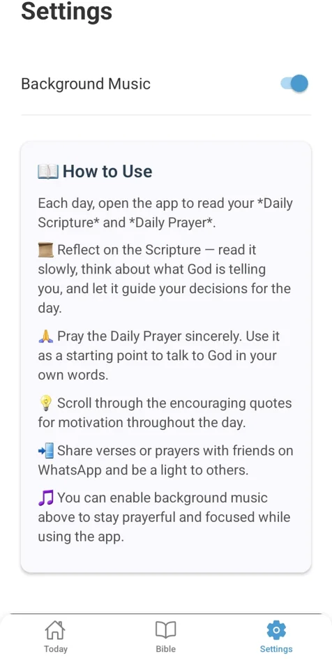 Christian Prayer & Daily Scripture App Template — screenshot 3
