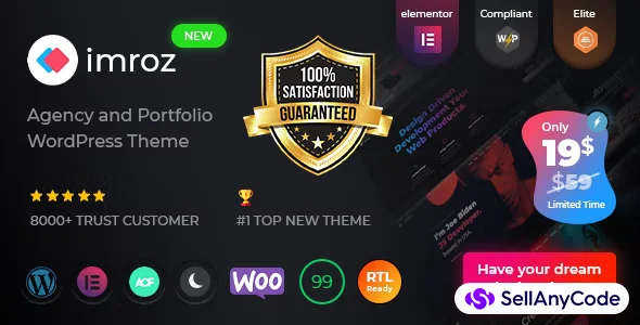 Imroz - Agency & Portfolio WordPress Theme