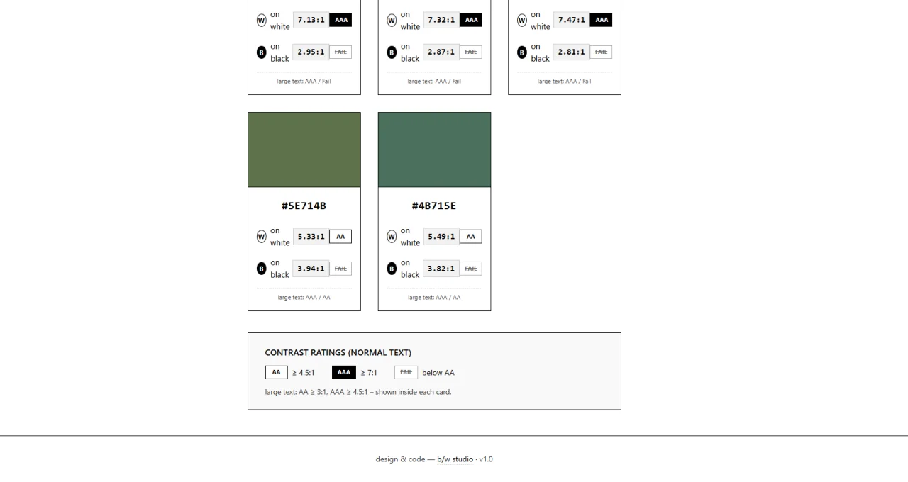 Accessible Color Palette Generator - WCAG Contrast Checker — screenshot 3
