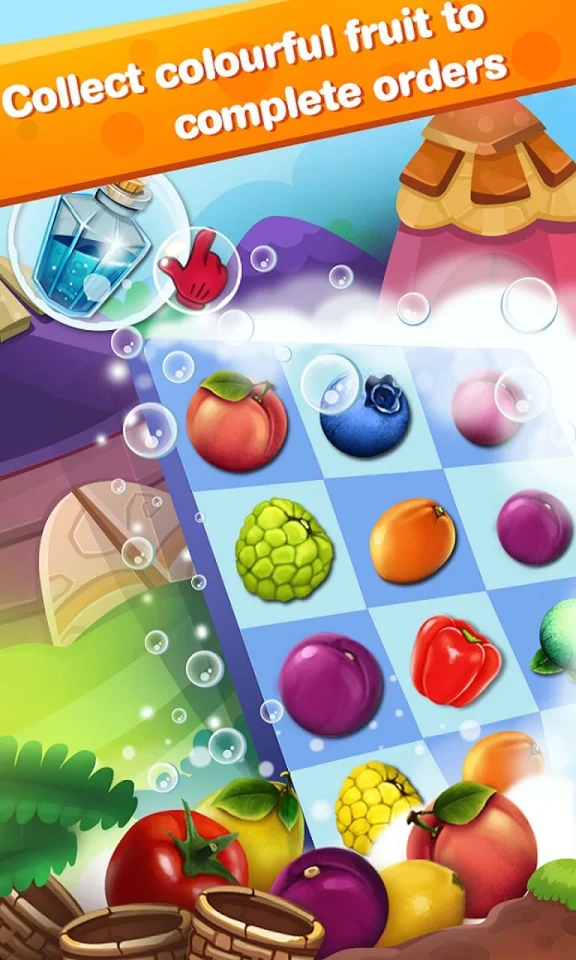 Panda & Fruit Farm – Match 3 Complete Game — screenshot 4