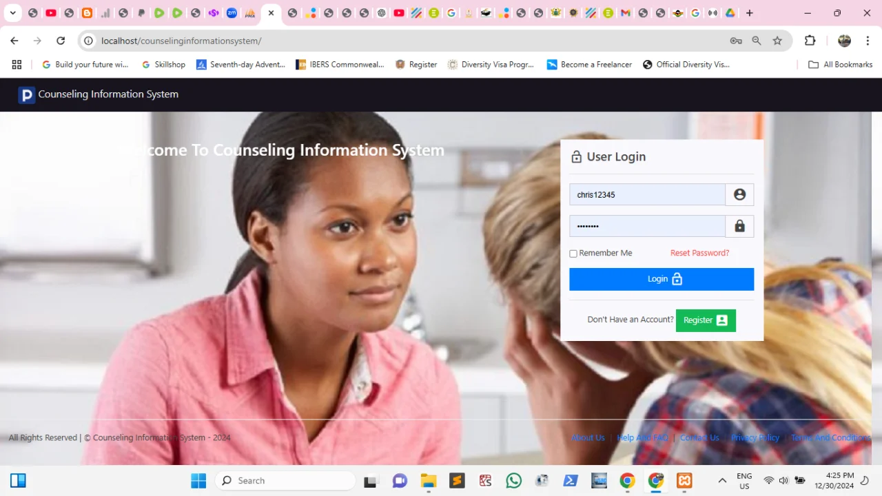 Counselling Information System — screenshot 4