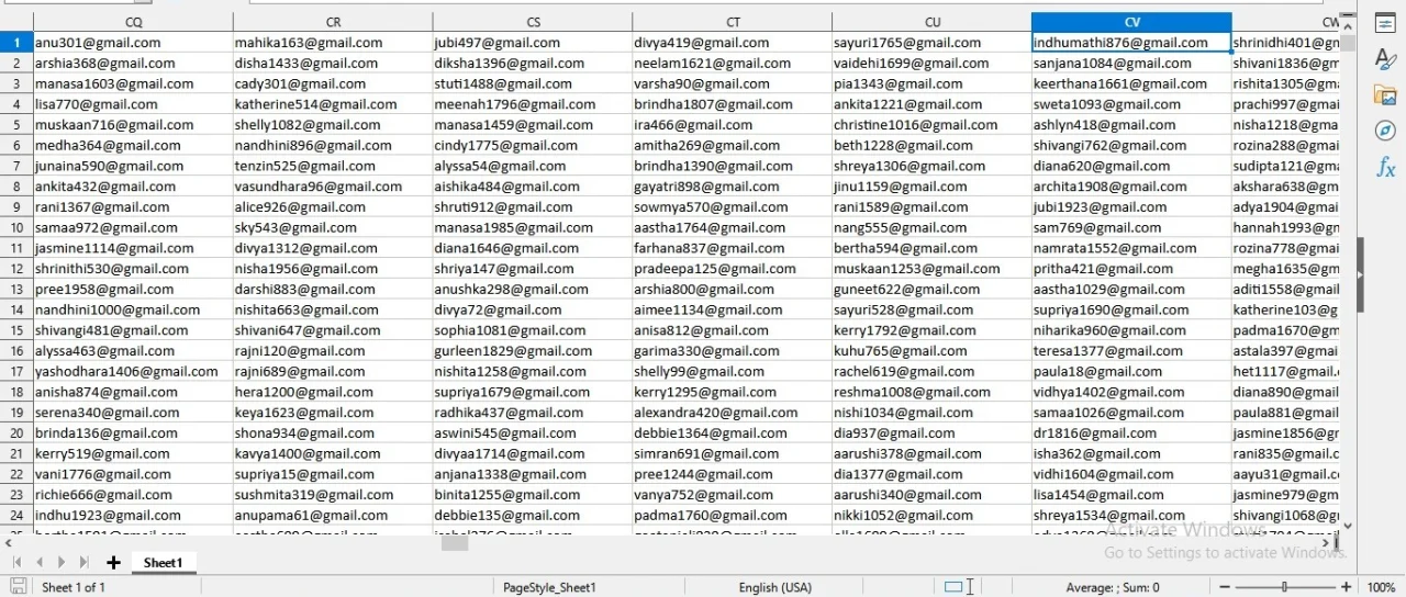 India Verified Email List — screenshot 2
