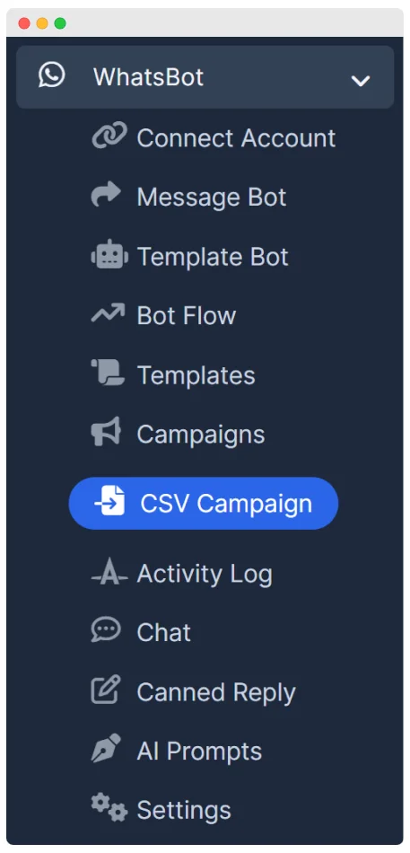 WhatsBot - WhatsApp Marketing, Bot, Chat & AI Personal Assistant Module for Perfex CRM — screenshot 2