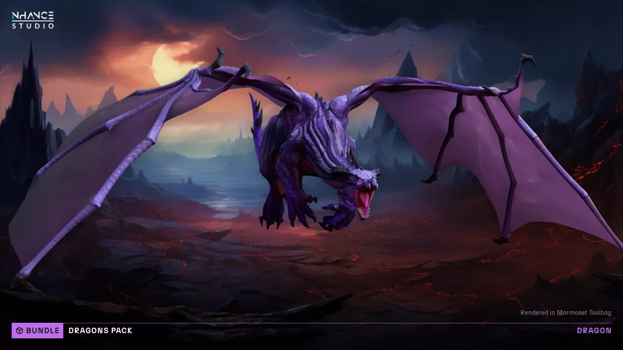 Stylized Fantasy Dragons Pack — screenshot 2