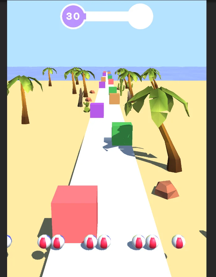 Fast Beach Ball (Unity+Hypercasual+AdMob+Android) — screenshot 4