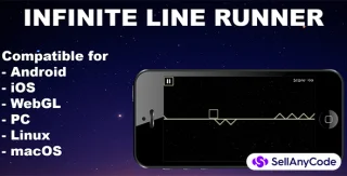 Infinite Line Runner - Unity Game with AdMob Ads